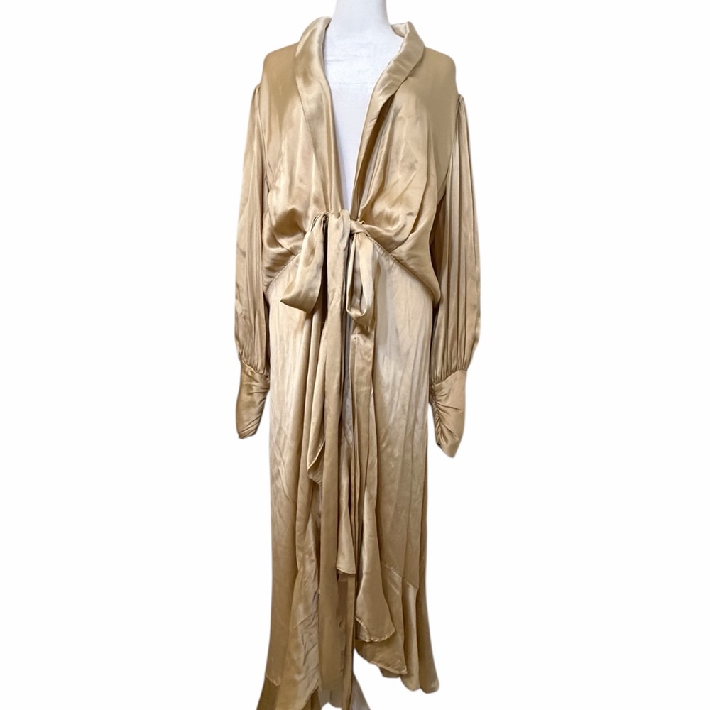 Zimmermann Gold Satin Women's dress